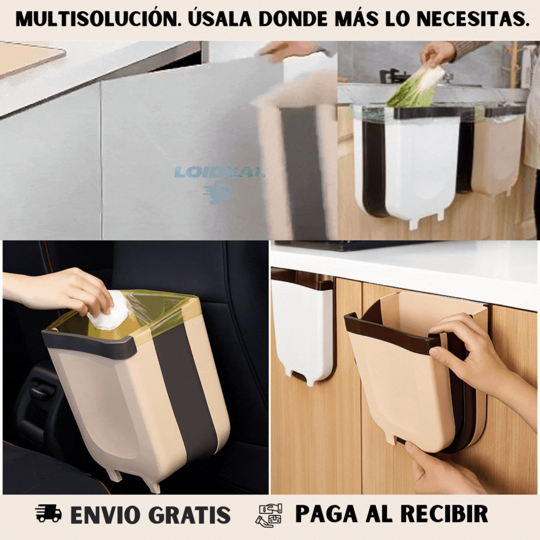 Papelera Plegable Multiusos