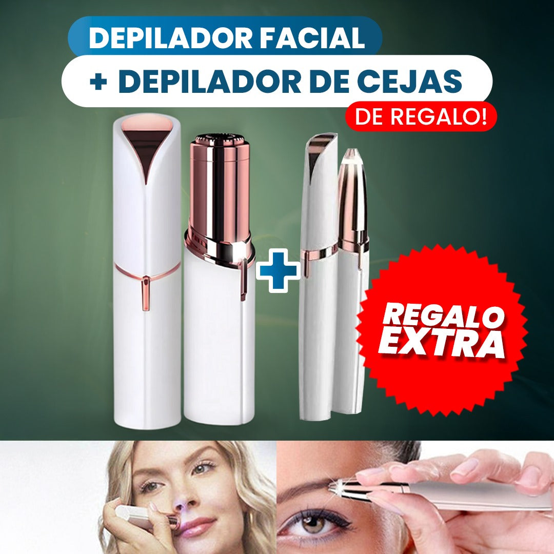 Depilador Facial + obsequio depilador de cejas