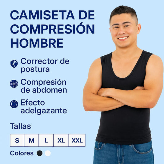 Camisilla de compresión | Moldea tu abdomen y mejora tu postura